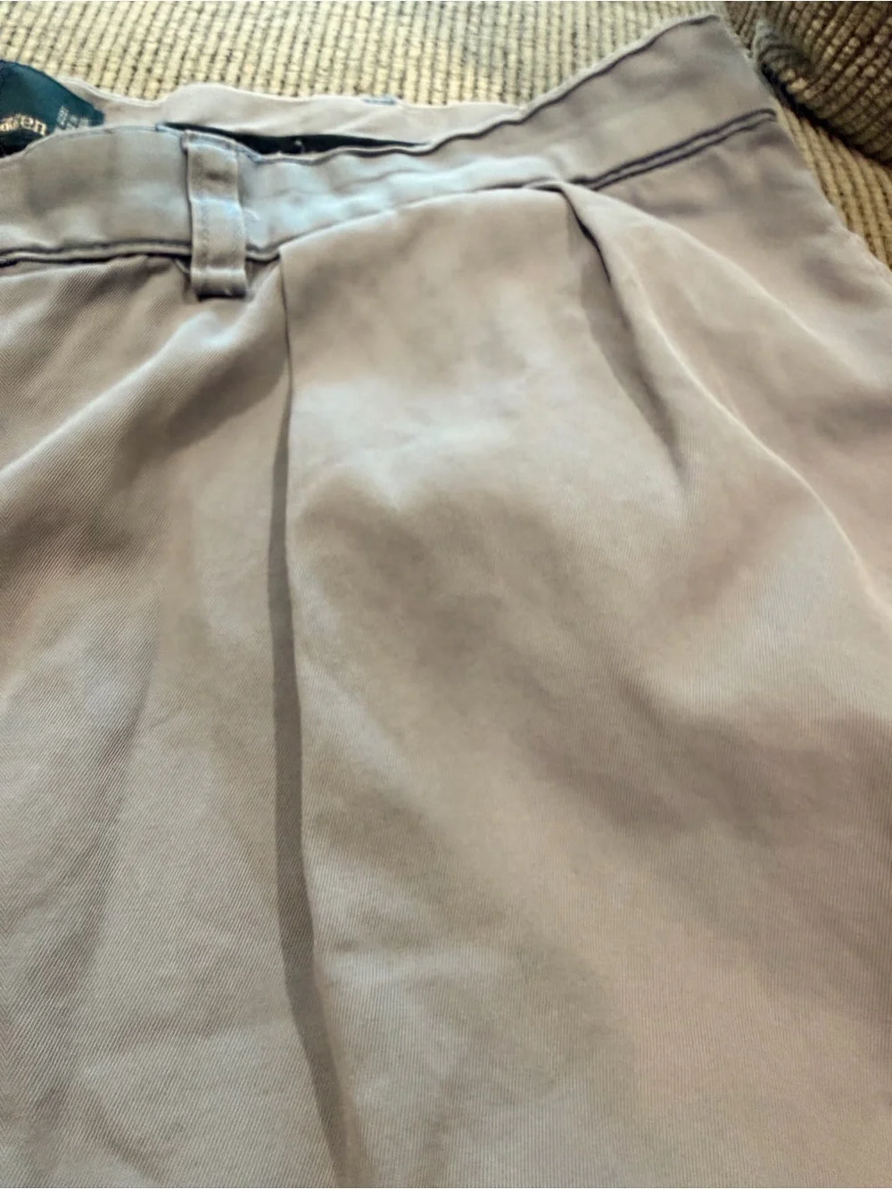 Polo by Ralph Lauren Men's Tyler Pleated Short Chinos in Light Blue Size 40 Golf